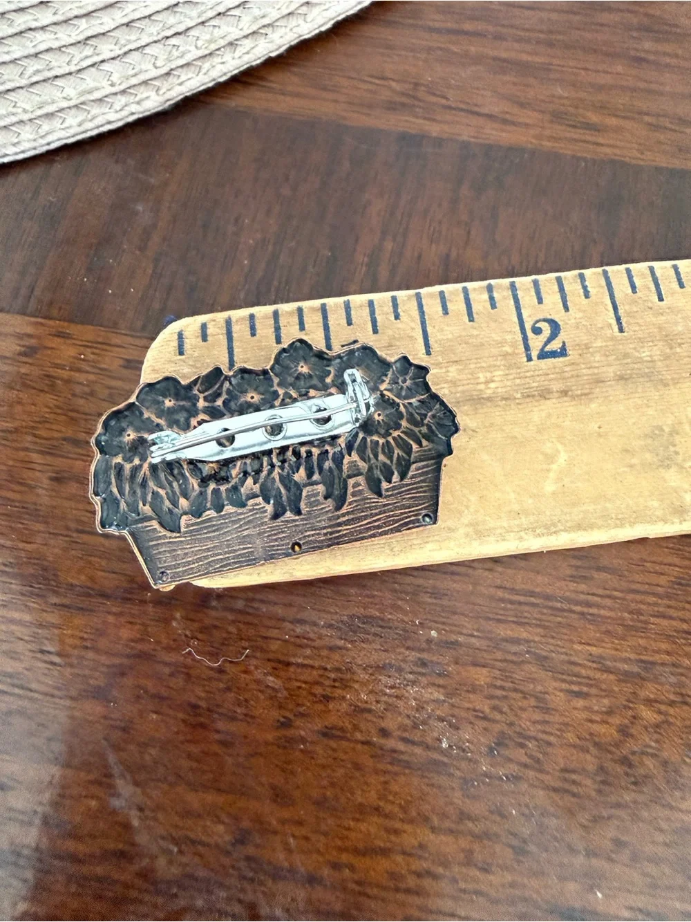 Vintage Brass Brooch
